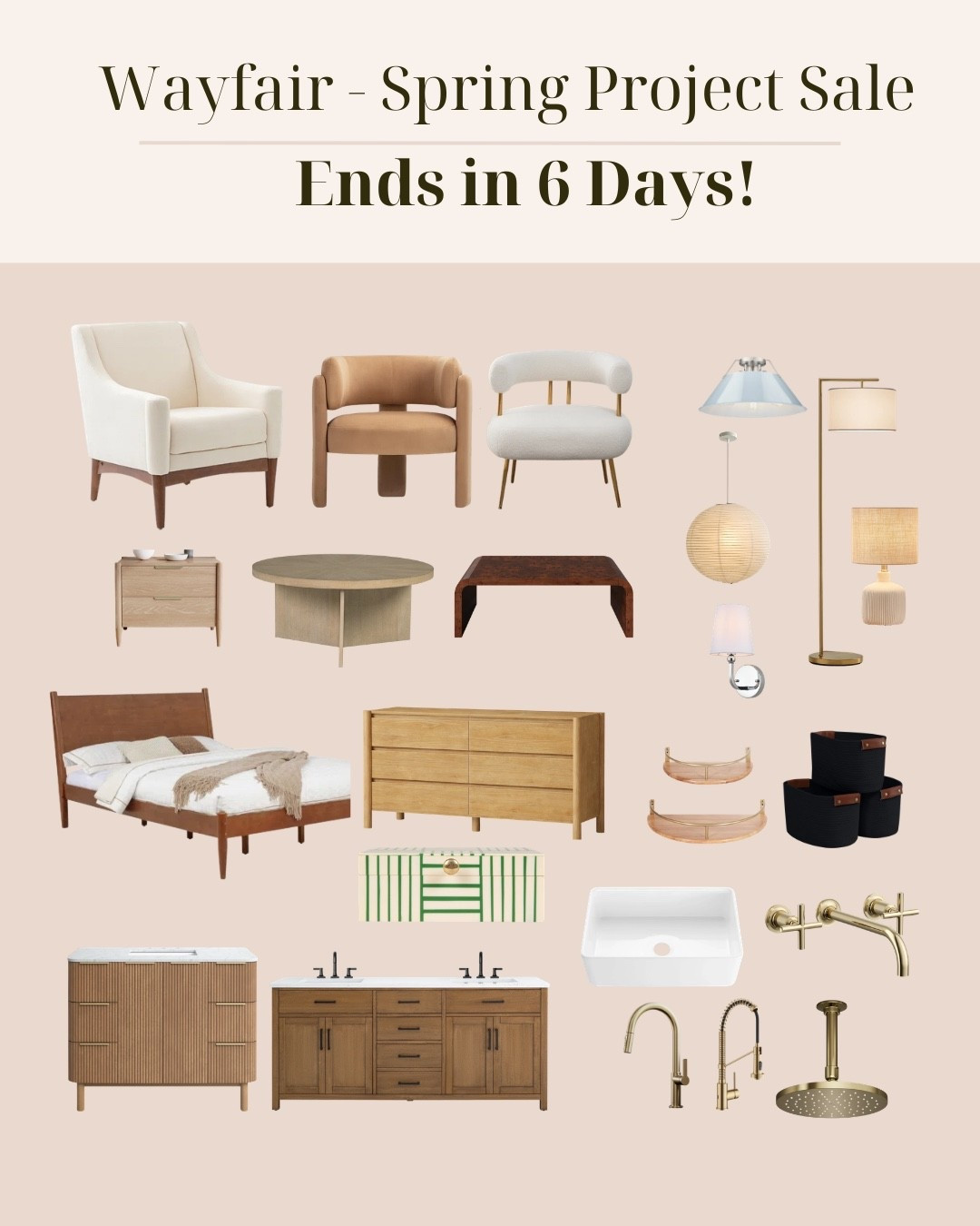 A mix of warm wood pieces, simple upholstery, and a few clean fixtures that works across a lot of different spaces.

Pulled a selection while they’re available. Linked below.

#LTKSaleAlert #LTKHome