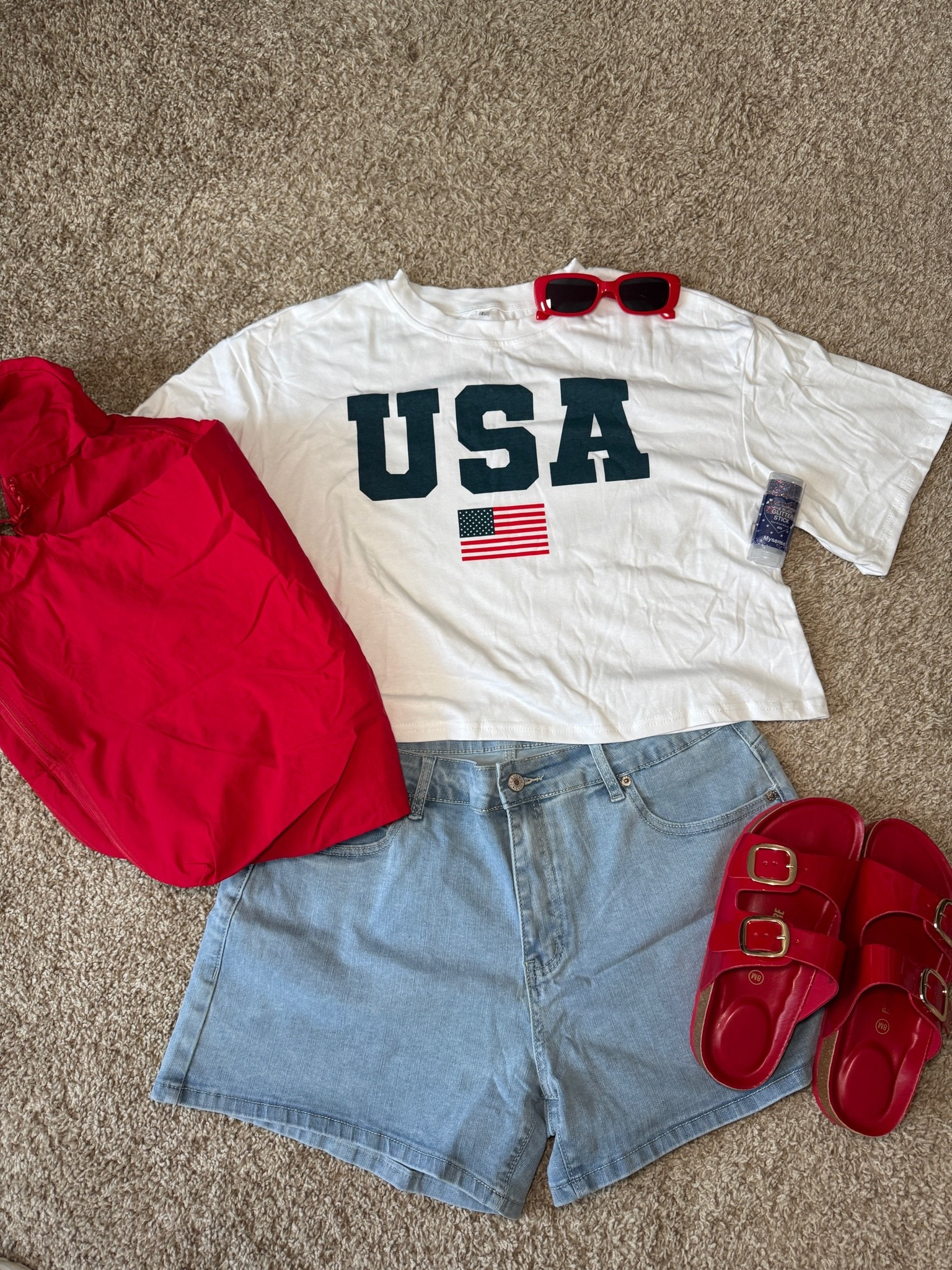 Casual 4th of July outfit ❤️💙🇺🇸

#LTKootd #LTKSeasonal #LTKMidsize