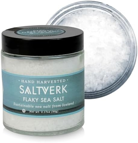 Saltverk Sea Salt - Gourmet, Icelandic, Hand Harvested and Sustainably Made - Flaky 3.17 Oz | Amazon (US)