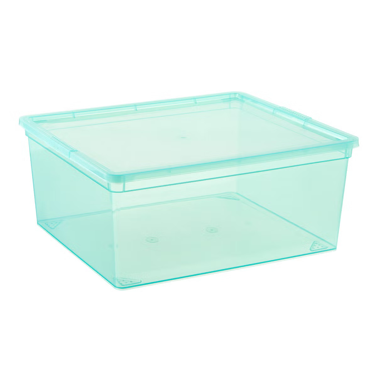 Large Our Tidy Box Aqua | The Container Store