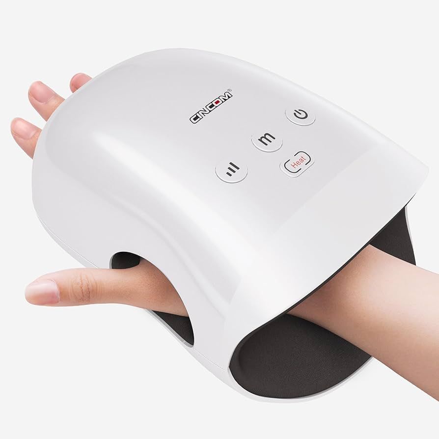 CINCOM Mothers Day Gifts - Cordless Hand Massager with Heat and Compression for Arthritis and Car... | Amazon (US)