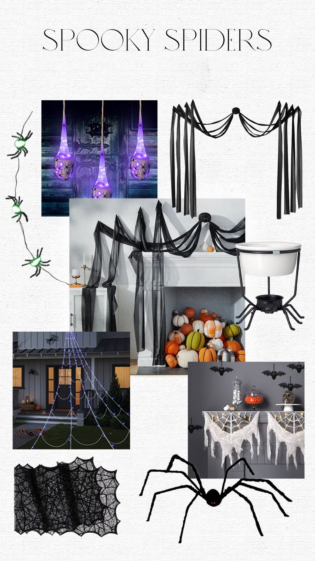 You can’t go wrong with spooky spiders. Here are some really fun ways to bring your Halloween decor of life on a budget all from target

#LTKSeasonal #LTKmomlife
