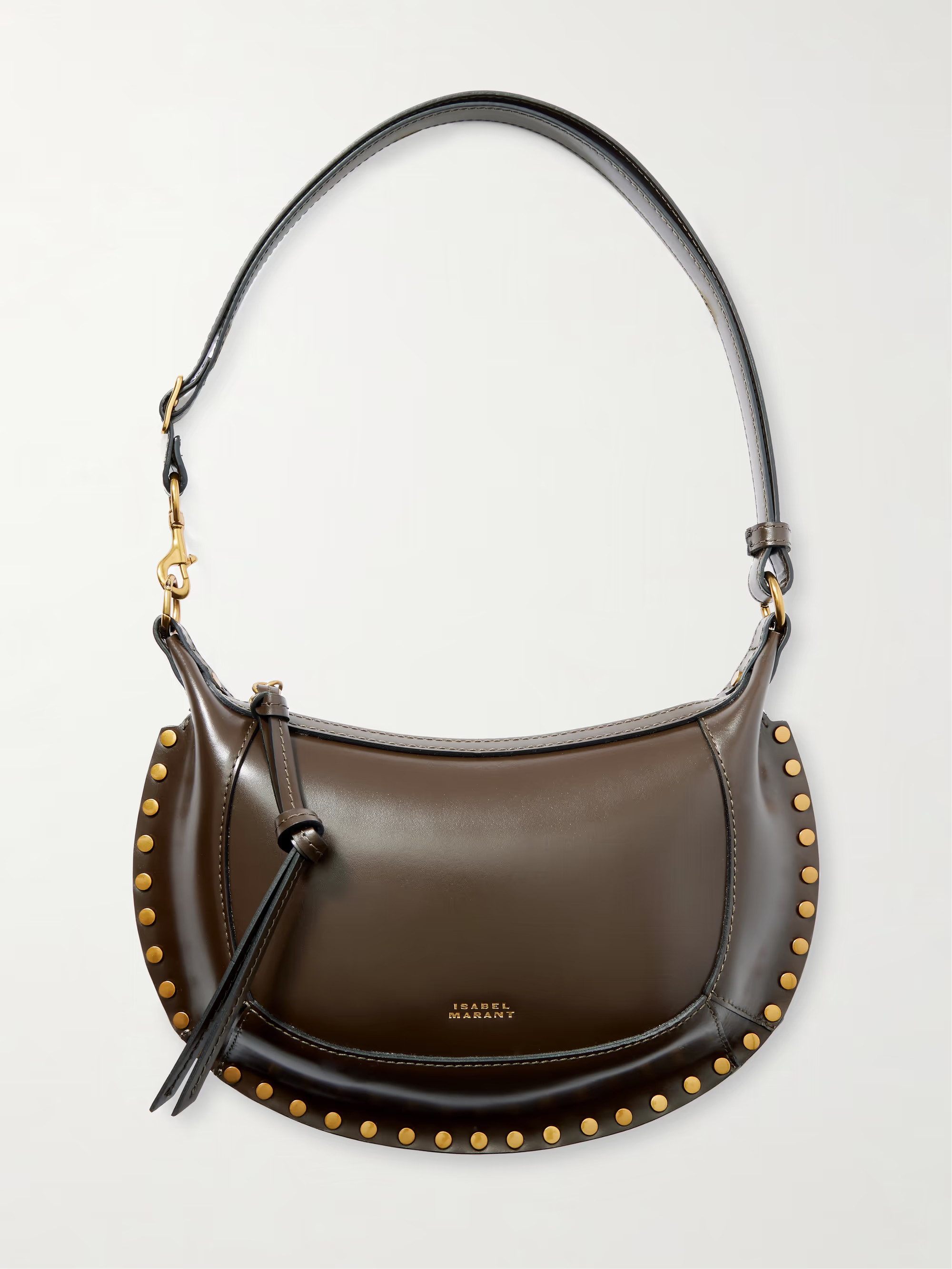 Oskan Moon studded leather shoulder bag | NET-A-PORTER (UK & EU)