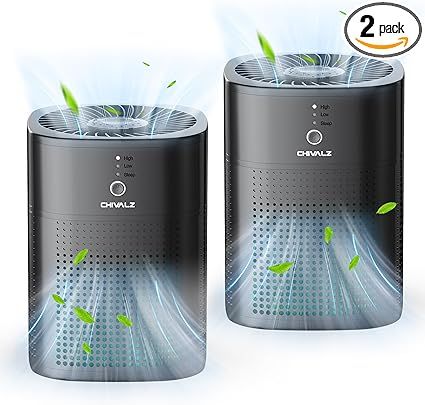 CHIVALZ Air Purifiers for Bedroom, Air Purifiers for Home Bedroom, Quiet Air Cleaner with 24dB Sl... | Amazon (US)