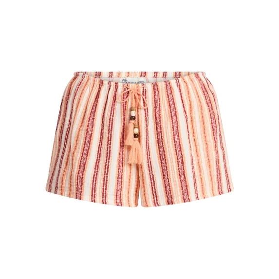 No Boundaries Cotton Pull On Shorts, 2" Inseam, Women's XXS-XXL | Walmart (US)