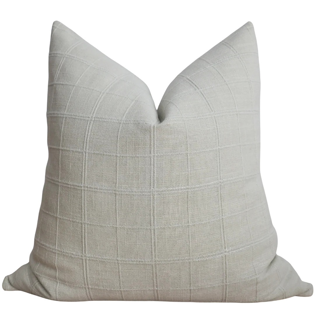Sable Check Pillow Cover | Hackner Home (US)