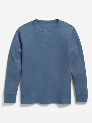 Long-Sleeve Thermal-Knit T-Shirt for Boys | Old Navy (US)