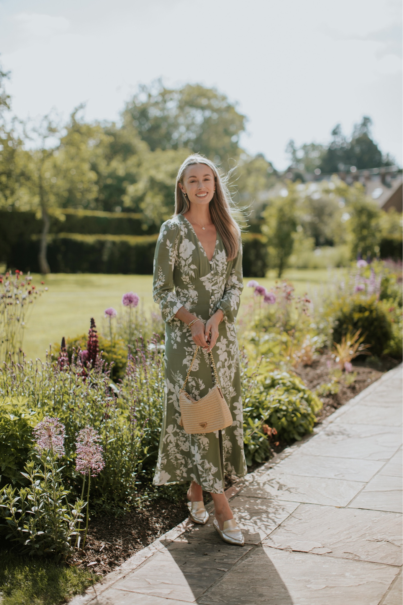 sage green dress sale Nellie Drop Waist Maxi Dress in Sage