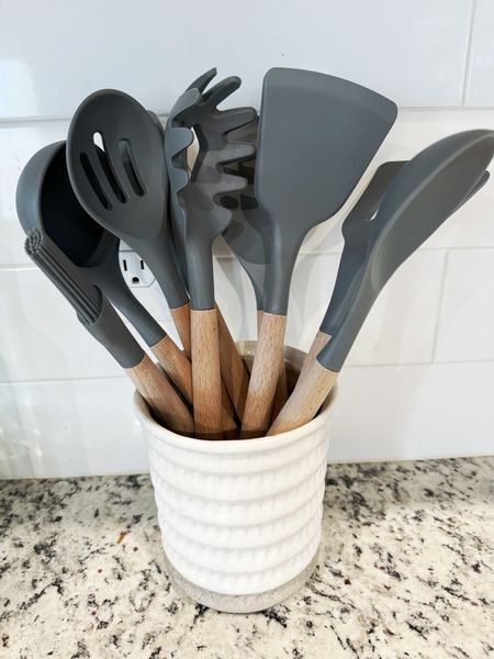 Silicone cooking utensils. Amazon kitchen utensils  

#LTKhome #LTKSeasonal #LTKSpringSale