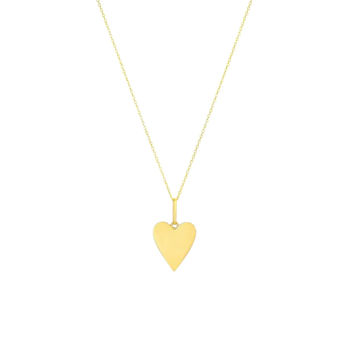 Amaya Plain Heart Necklace
 – Paloma and Co. | Paloma & Co.
