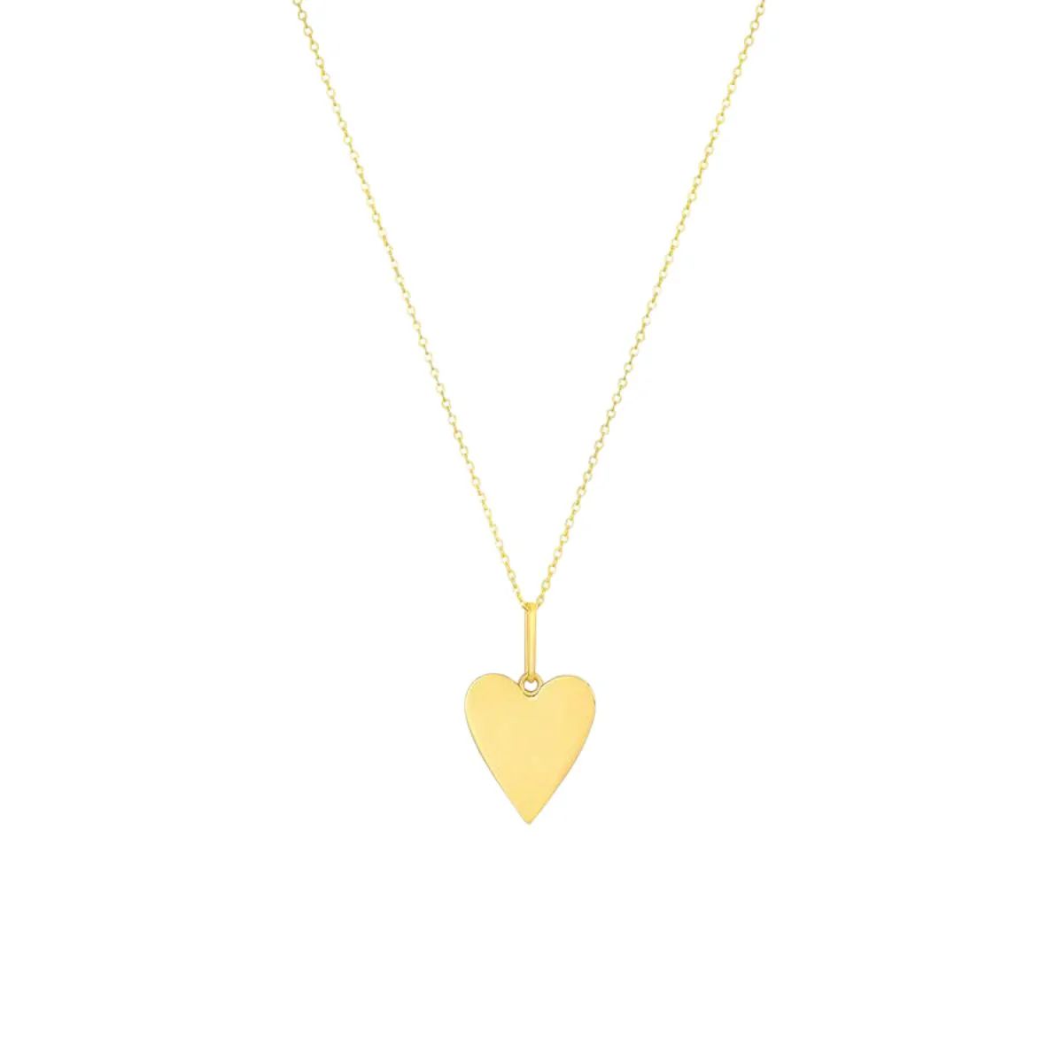 Amaya Plain Heart Necklace
 – Paloma and Co. | Paloma & Co.