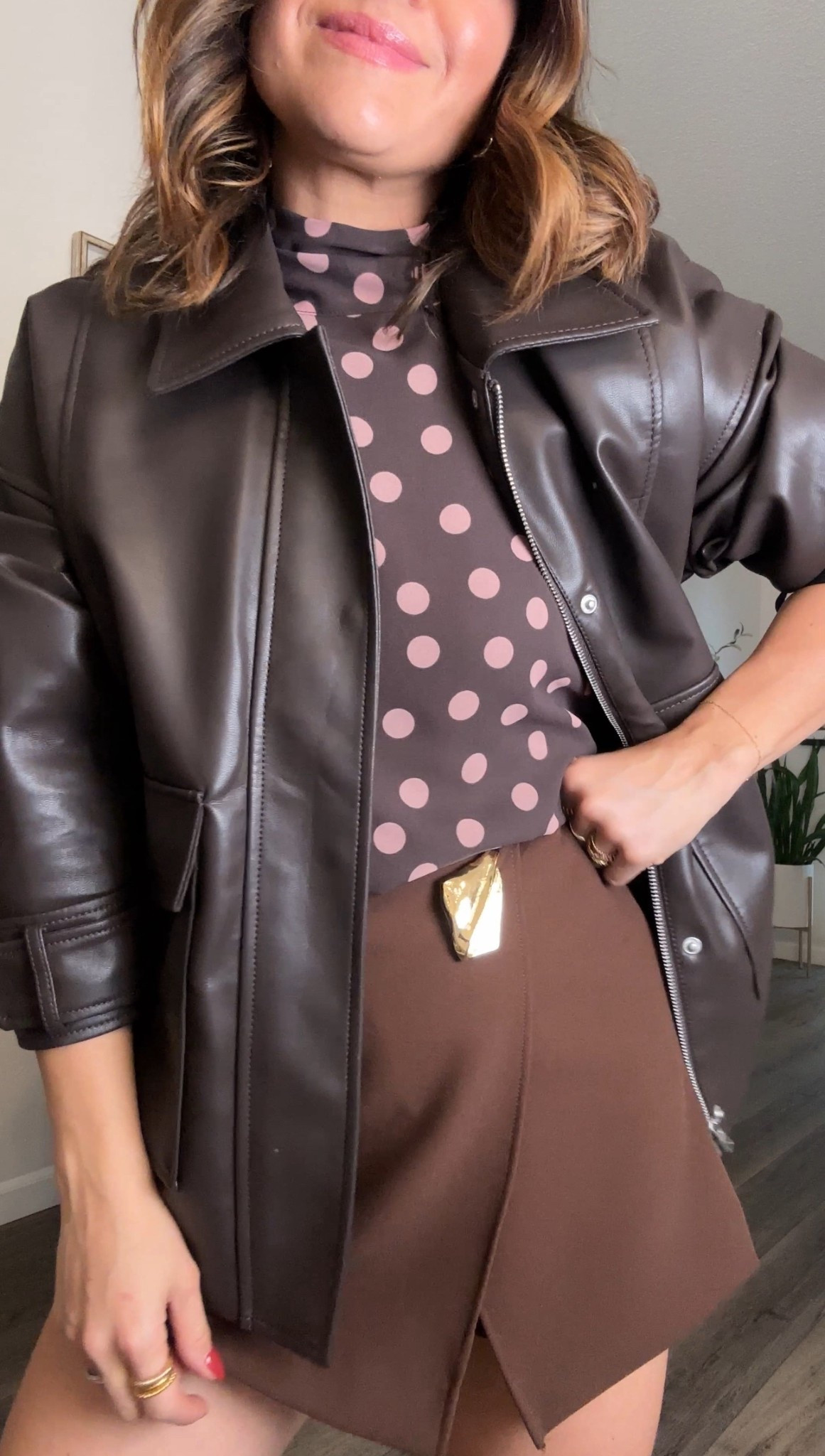 Best faux leather bomber jacket for fall!!!
Can’t get enough of it! 
Top size xs
Skort size xs
Jacket size s/m

#LTKFindsUnder50 #LTKSeasonal #LTKFindsUnder100