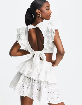 ASYOU eyelet set in white | ASOS (Global)