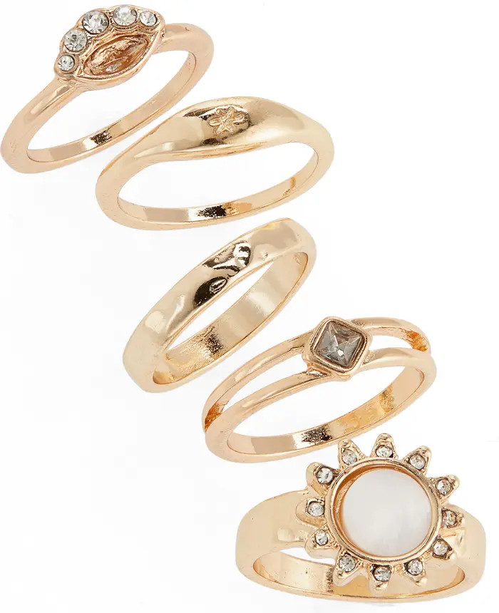 BP. Set of 5 Rings | Nordstrom | Nordstrom