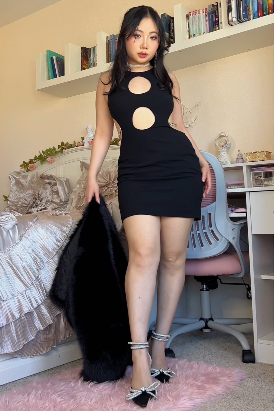 #baddieoutfit #blackdress #nightouttfit #nightoutdress 