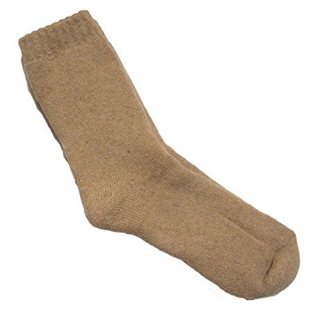 Lian LifeStyle Men's 4 Pair Extra Thick Wool Socks Solid(Beige) | Walmart (US)