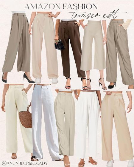 Amazon Trending trousers for the spring and summer! #Founditonamazon #amazonfashion Amazon fashion outfit inspiration 

#LTKFindsUnder50 #LTKFindsUnder100 #LTKStyleTip