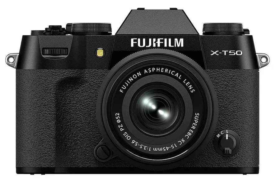 Fujifilm - X-T50 Mirrorless Camera with XC15-45mmF3.5-5.6 OIS PZ Lens - Black | Best Buy U.S.