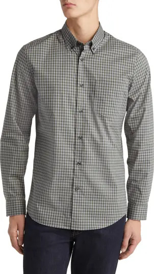 Nordstrom Tech Smart Trim Fit Button-Down Shirt | Nordstrom | Nordstrom