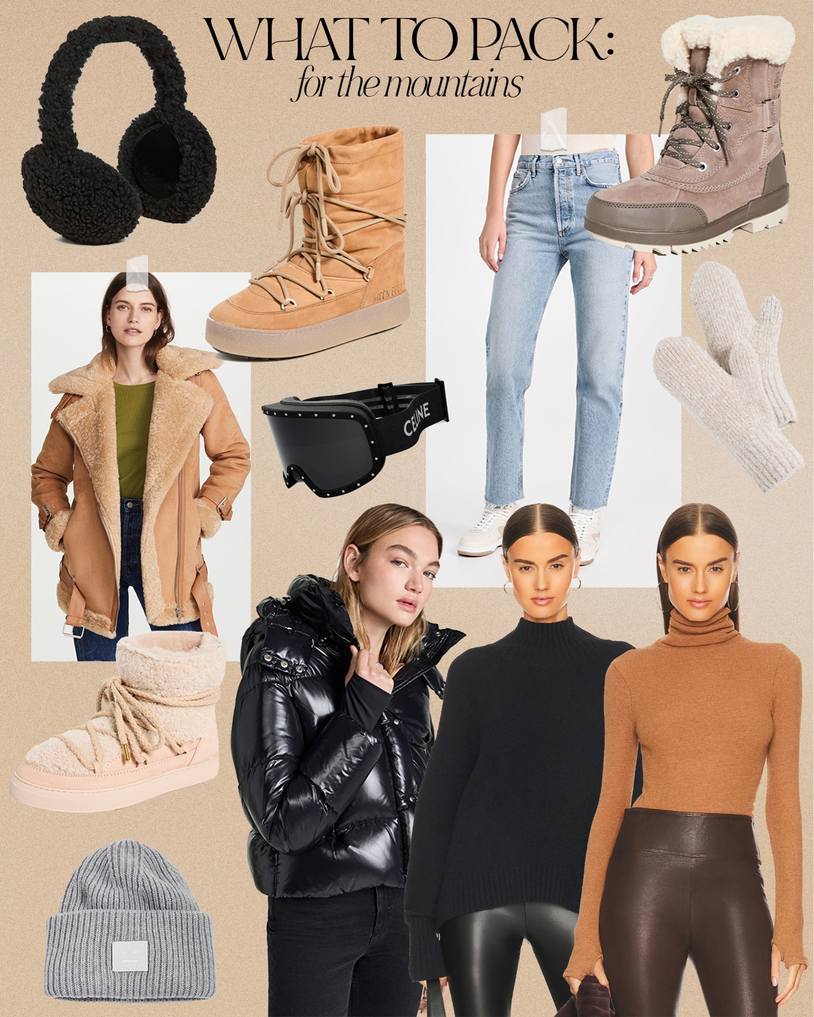 What to pack for the mountainsski