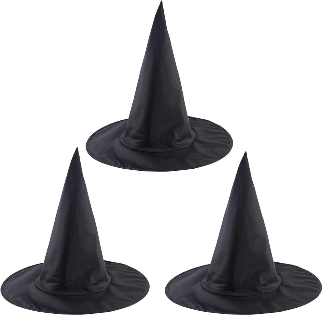 3Pcs Halloween Witch Hats for Women Costume Witch Hat Costume Accessory for Halloween Party Decor... | Amazon (US)