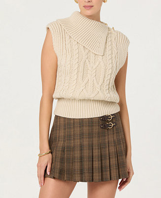 Women's Kirstin Crewneck Sleeveless Sweater | Macy's