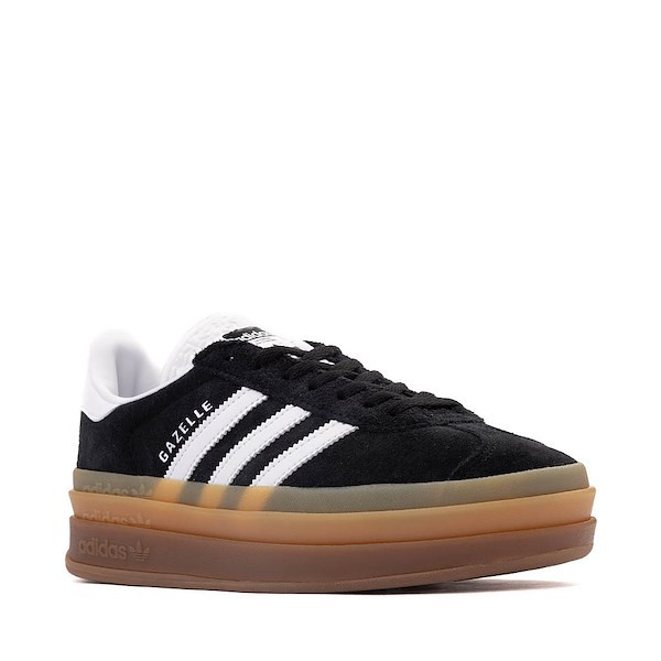 Womens adidas Gazelle Bold Athletic Shoe - Core Black / Cloud White | Journeys
