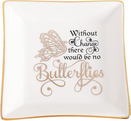 GMSTELLE Birthday Best Gifts for Friends Ceramic Ring Dish Decorative Jewelry Tray Thoughtful Gif... | Amazon (US)