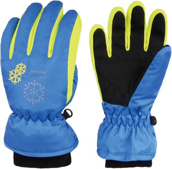 Kids Ski Snow Gloves Water-Resistance Windproof Winter Cold Weather Gloves for Boys Girls Warm Th... | Amazon (US)