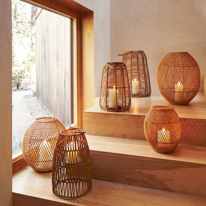 Wicker Globe Hurricanes | West Elm (US)