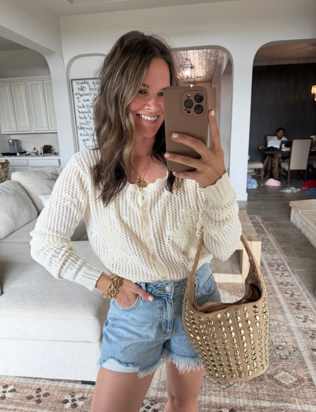 You guys have been loving these shorts and I get why 🙌🏼 such a good fit and so easy to style for summer. I’ve been wearing them nonstop and they’re definitely my go-to jean short. They are available in the medium wash!

#LTKootd #LTKgrwm #LTKmomlife