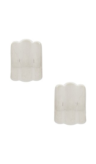 Crush Earrings in Silver | Revolve Clothing (Global)