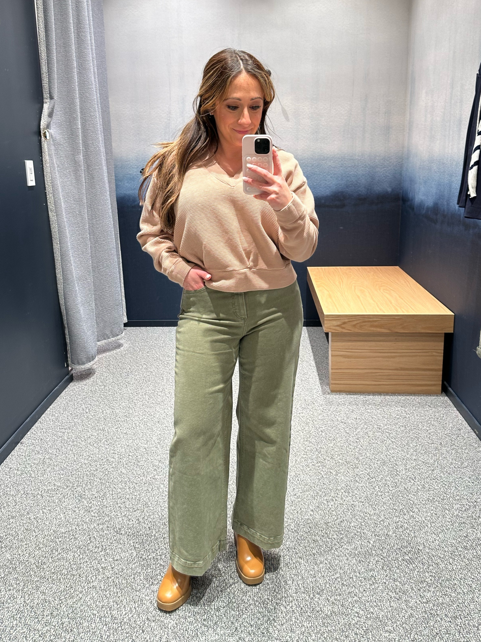 Wearing size Small in top
Wearing 27 in pants

#LTKGiftGuide #LTKworkwear #LTKstyletip