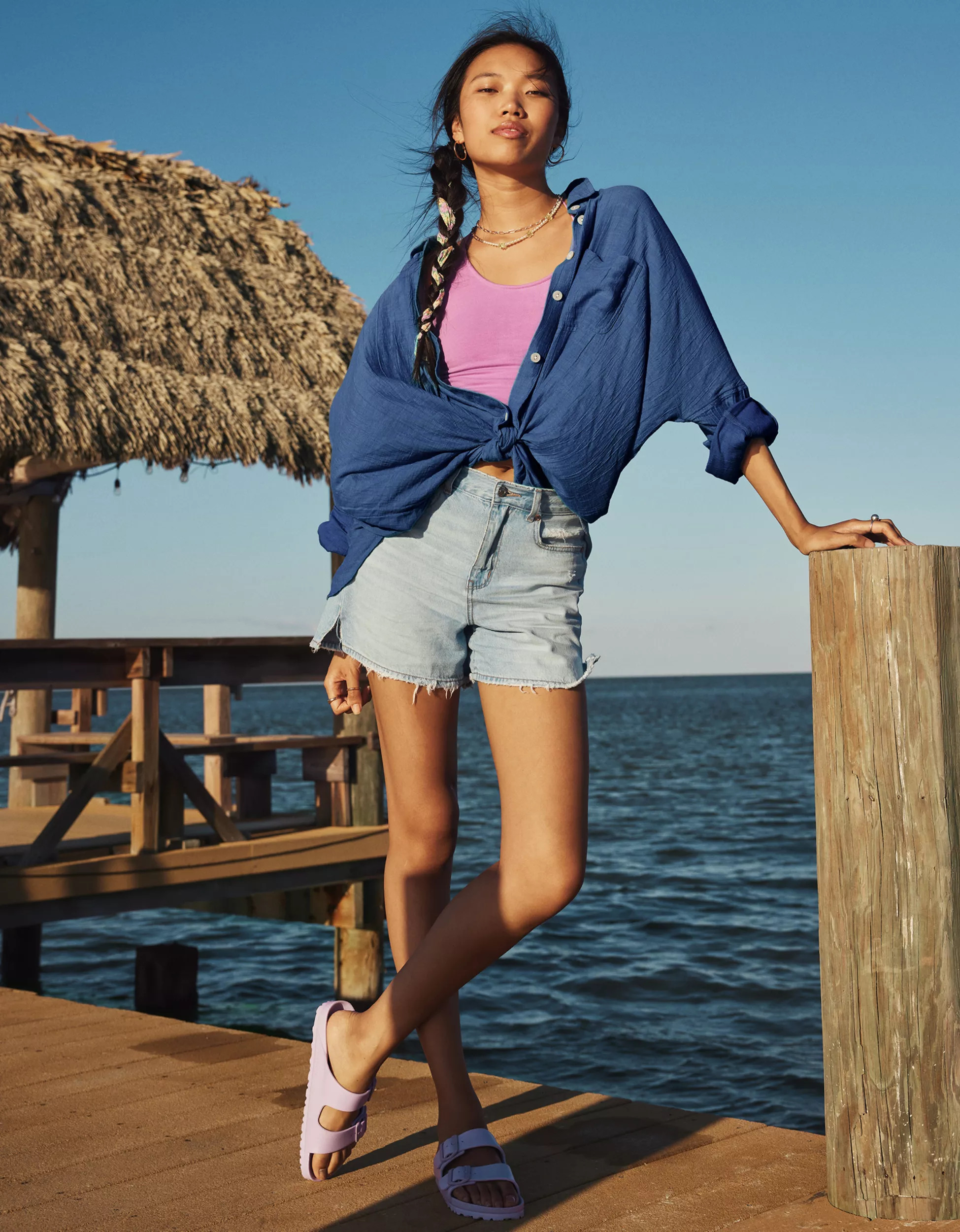 AE Go Big Oversized Shirt | American Eagle Outfitters (US & CA)
