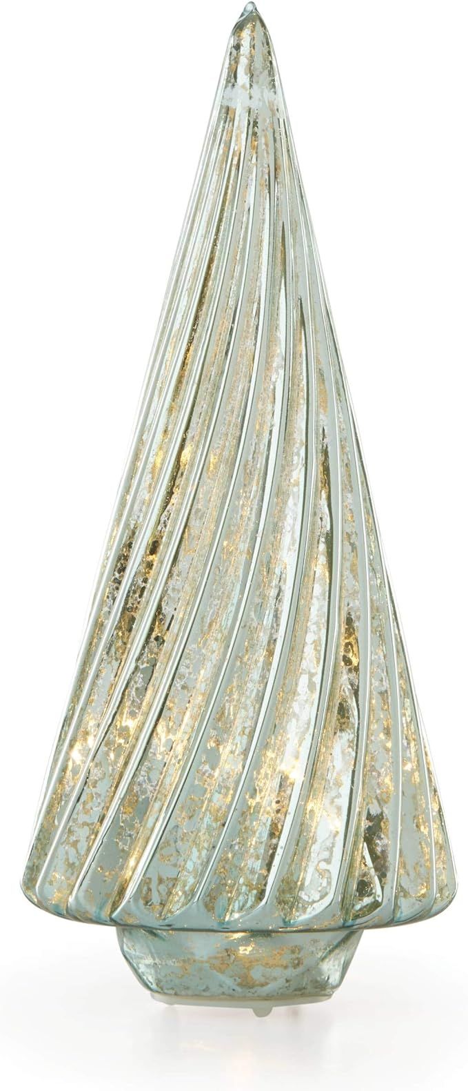 Lenox 887863 Wintery Woods Lit Mercury Glass Swirl Tree | Amazon (US)