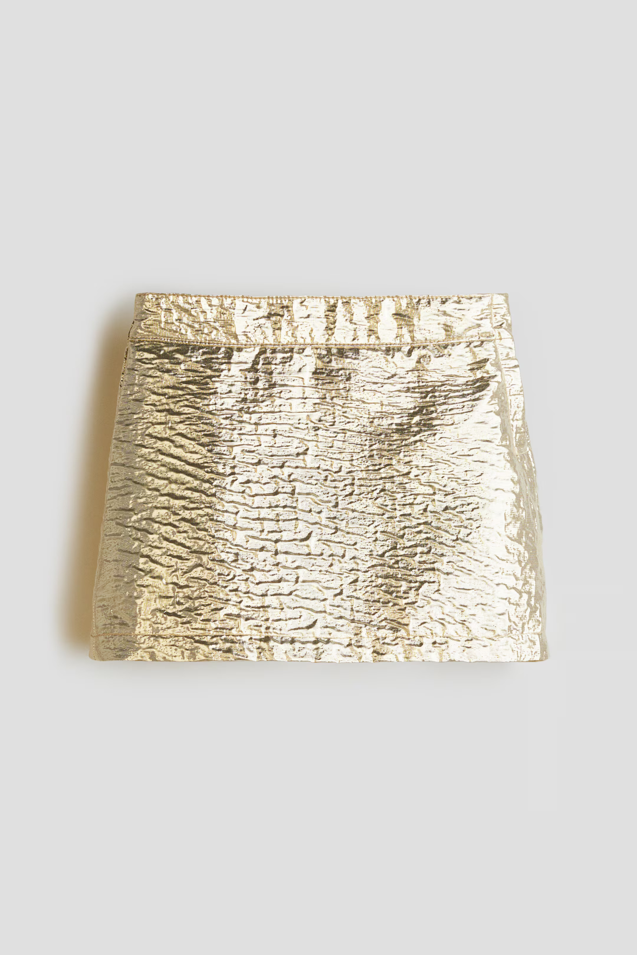 Shimmery Jacquard-Weave Skirt | H&M (US + CA)