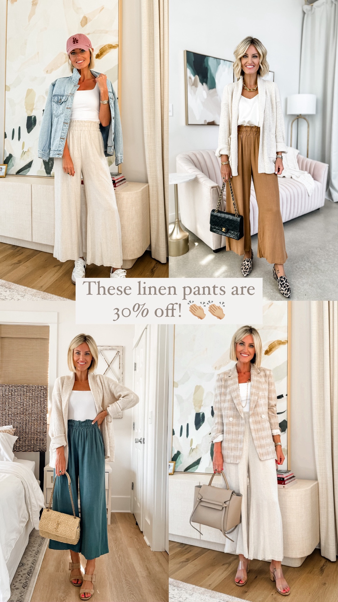 These linen pants are currently on sale! Wearing size S in pants & XS in tops! 

Loverly Grey, Amazon finds, linen pants, casual outfit ideas, workwear, work finds, outfit ideas, teacher outfits, work outfits 

#LTKSaleAlert #LTKWorkwear #LTKStyleTip