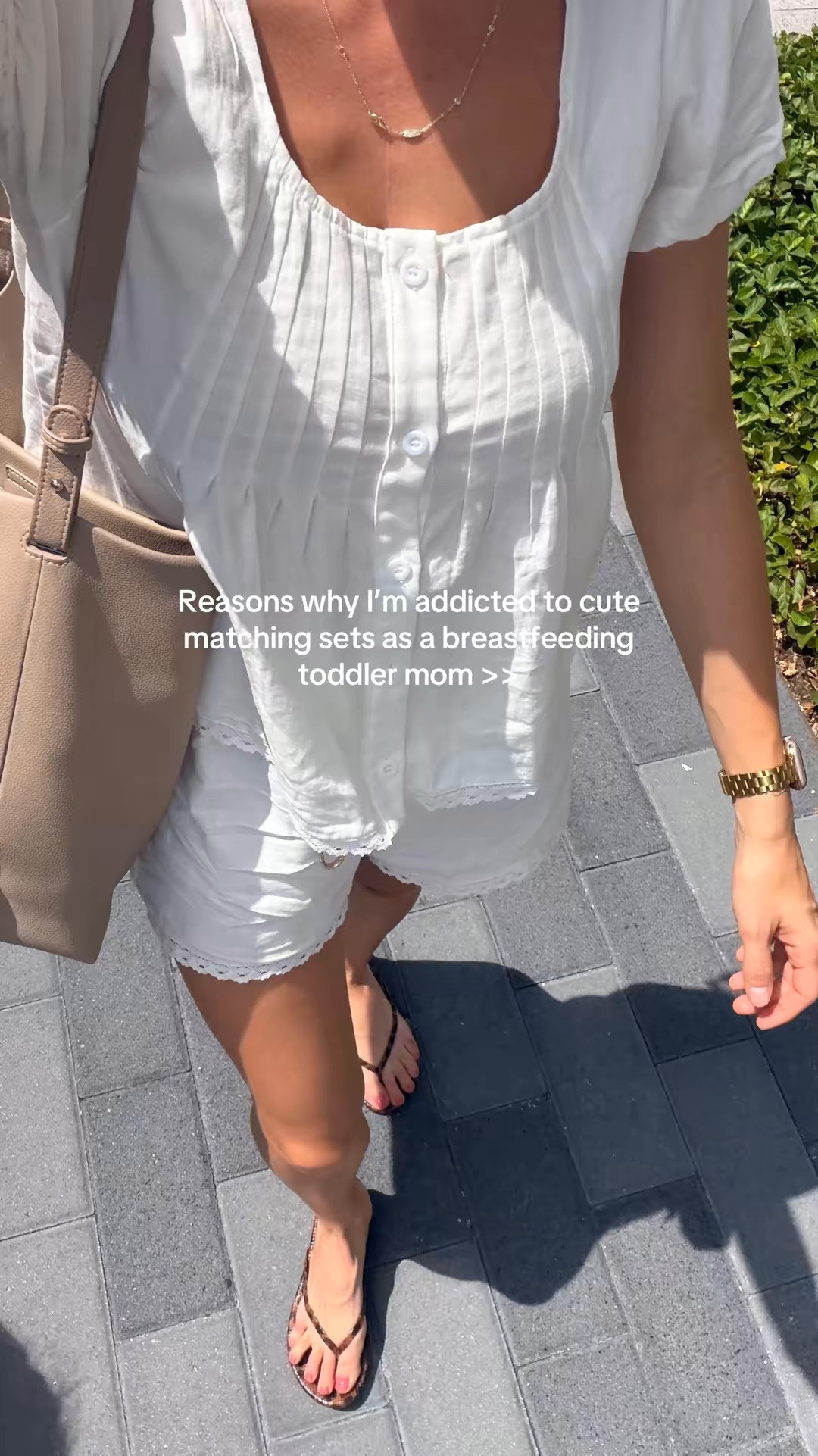 I love wearing a matching set lots of different ways and wearing the pieces as seperates! I'm wearing a size S.
 

 #LTKgrwm #LTKootd #LTKmomlife