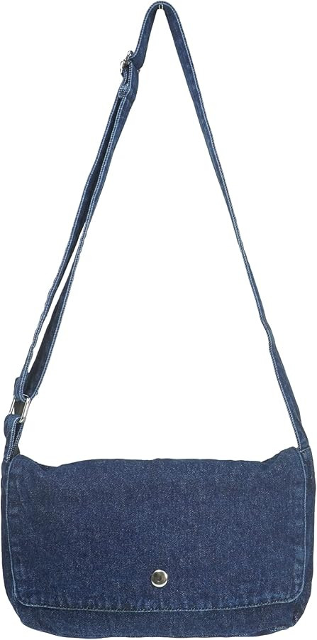 Denim Hobo Bag, Casual Style Lightweight Classic Retro Travel Shopper Purse Shoulder Handbag Mess... | Amazon (US)
