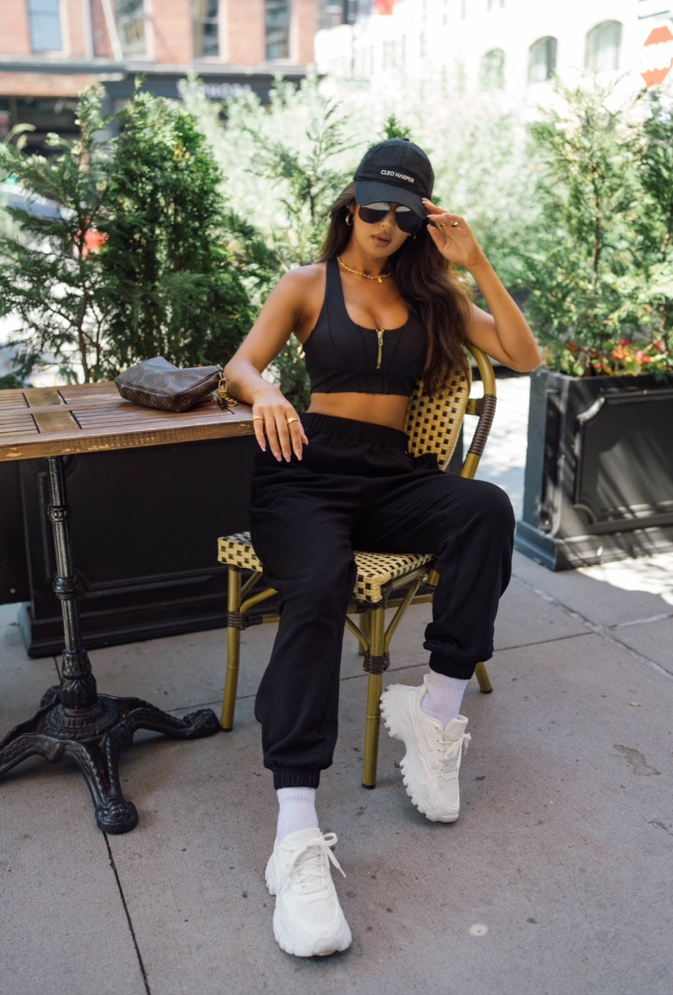 Bralette and joggers linked!

#LTKstyletip #LTKActive #LTKfindsunder100