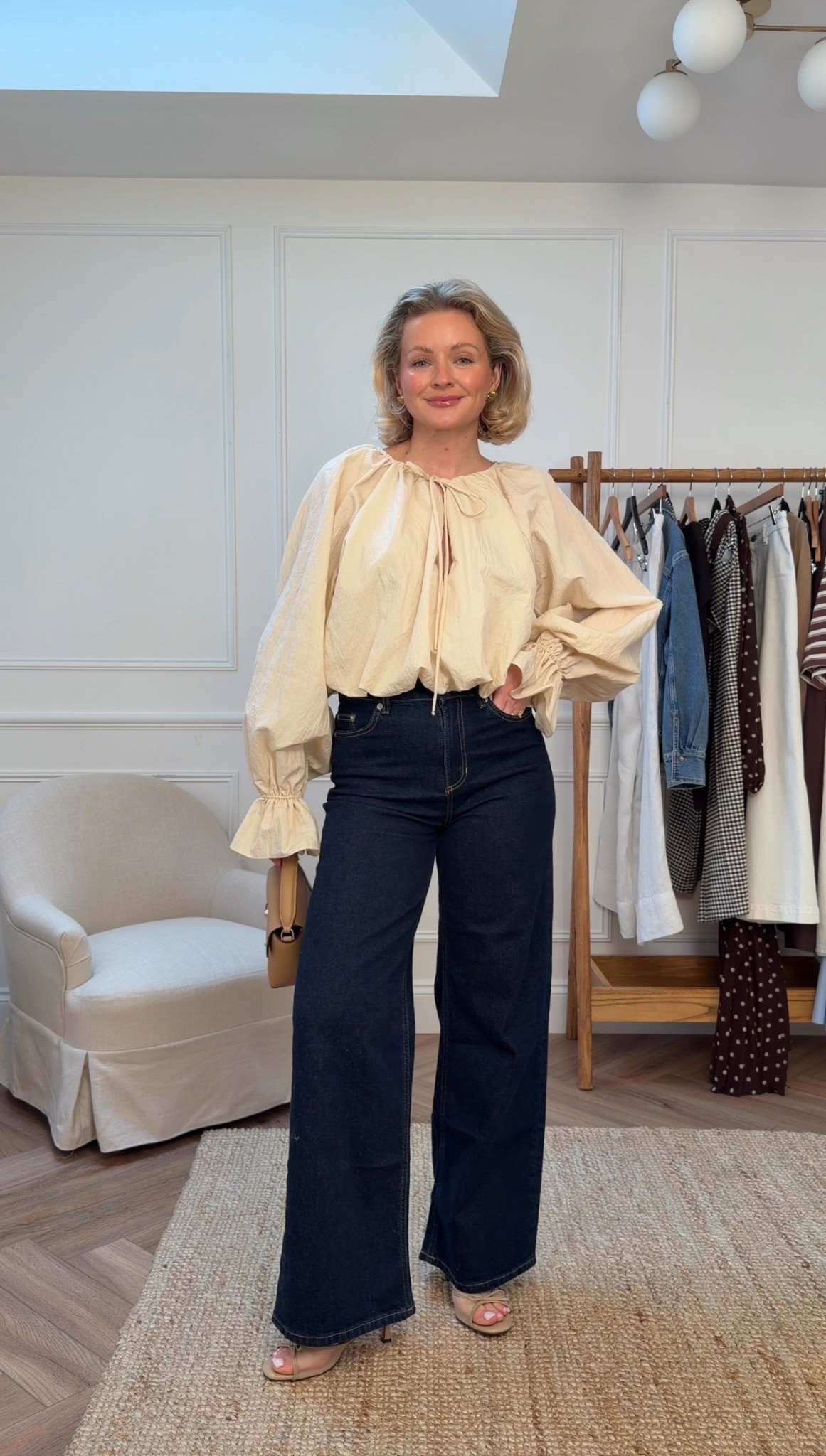 Butter yellow, dark blue denim & beige spring outfit idea
Top - size S
Jeans - size 10

#LTKootd #LTKgrwm #LTKSeasonal