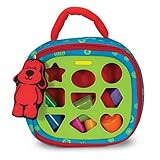 Melissa & Doug K's Kids Take-Along Shape Sorter Baby Toy with 2-Sided Activity Bag and 9 Textured... | Amazon (US)