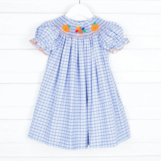 Turkey Trot Smocked Dress | Classic Whimsy