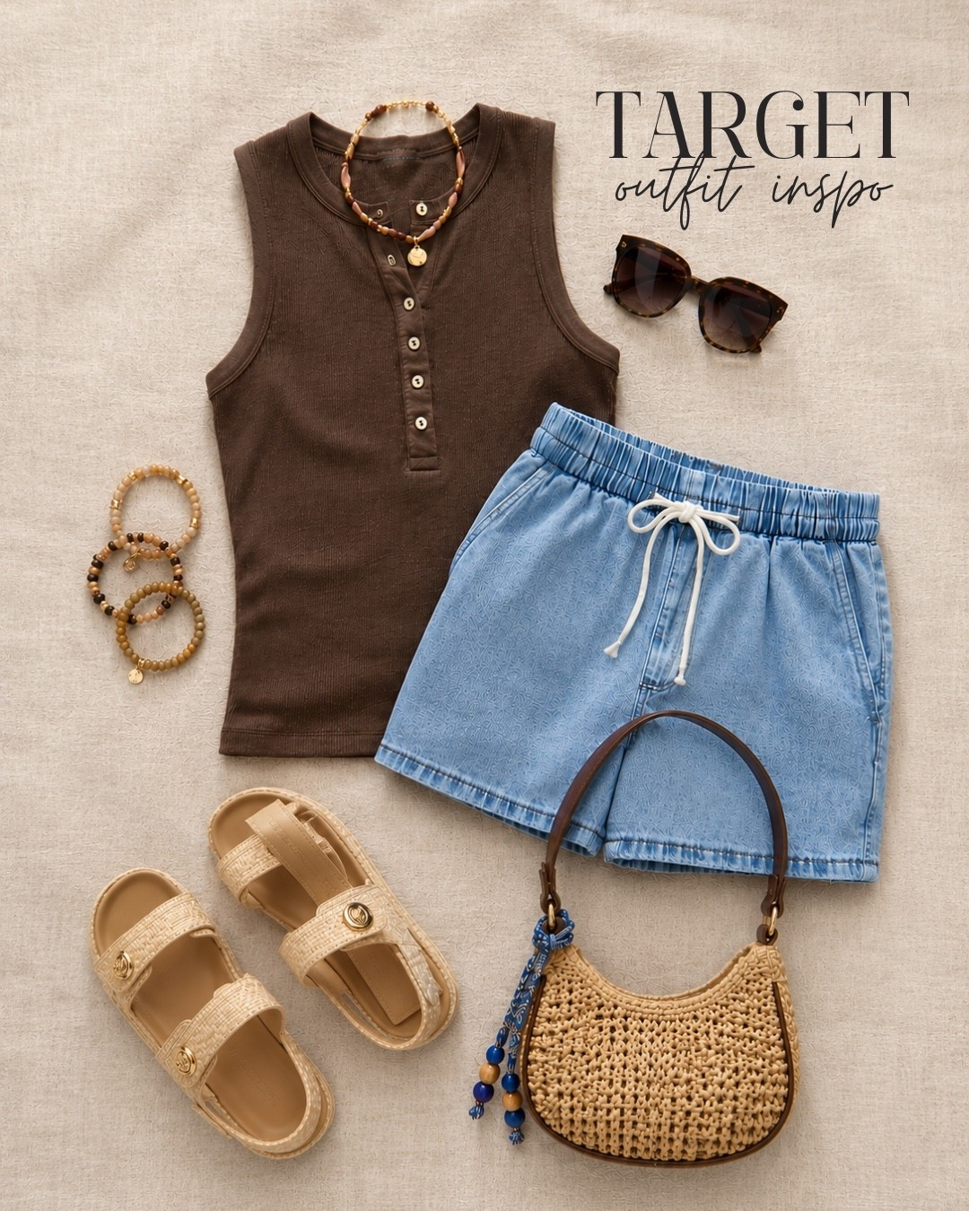 Beach outfit inspo from Target🙌🏼✨🤎

The drawstring shorts are SO GOOD.

#LTKootd #LTKgrwm #LTKdayinmylife