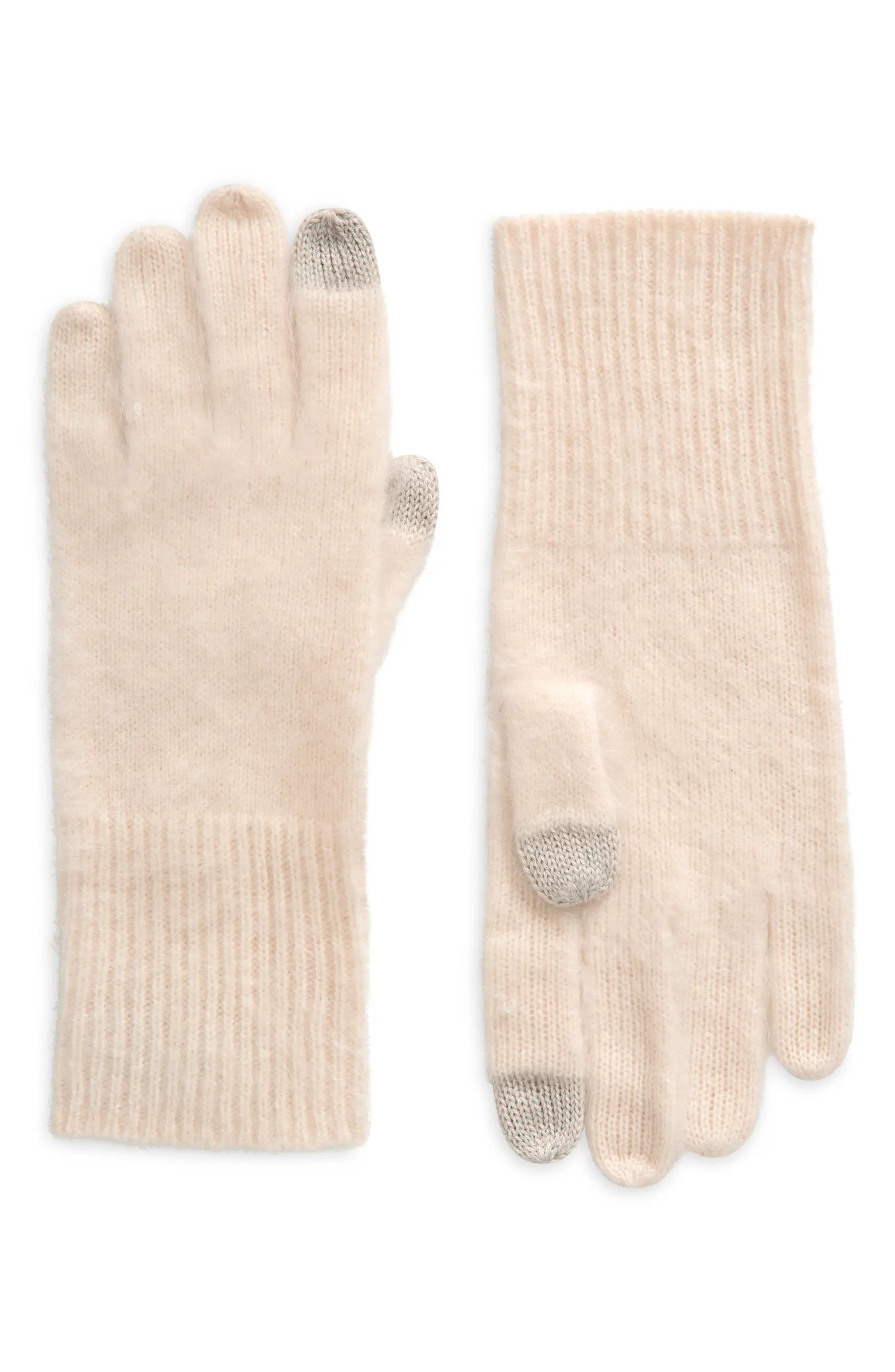 Nordstrom Brushed Cashmere Tech Gloves | Nordstrom | Nordstrom