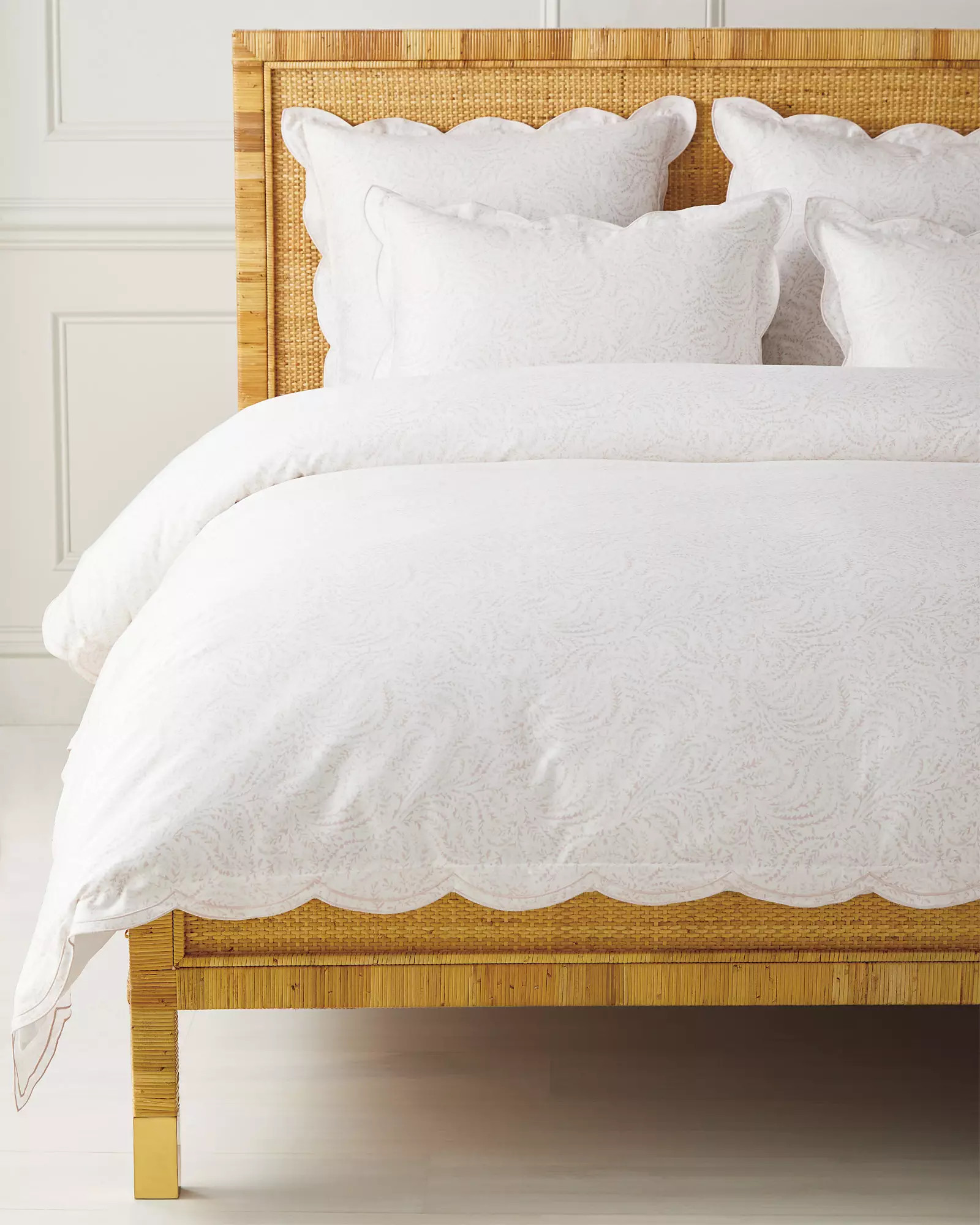 Priano Sateen Duvet Cover | Serena and Lily