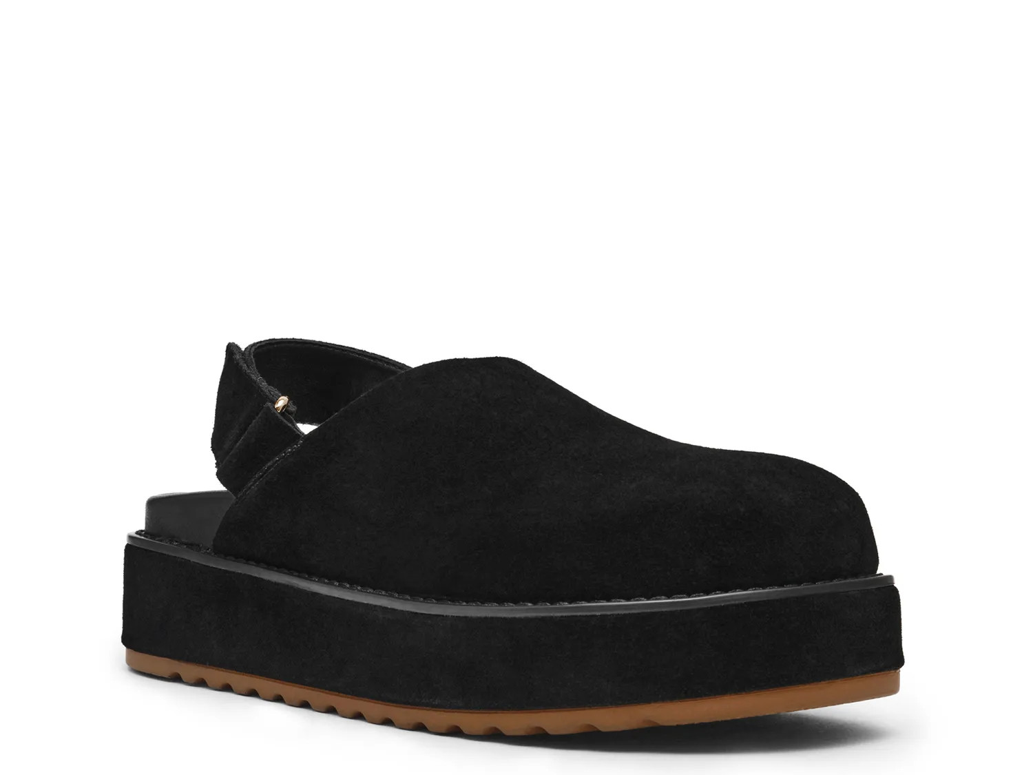 Steve Madden Mellow Clog | Women's | Black Suede | Size 7.5 | Clogs | Platform | Slingback | DSW