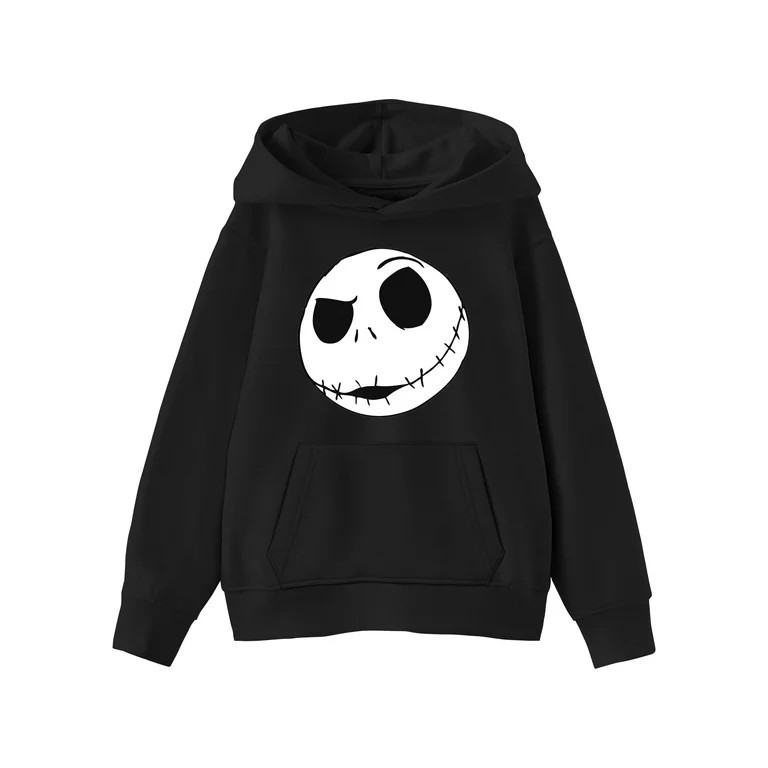 Nightmare Before Christmas Kids Graphic Fleece Hoodie with Long Sleeves, Sizes 6-18 | Walmart (US)