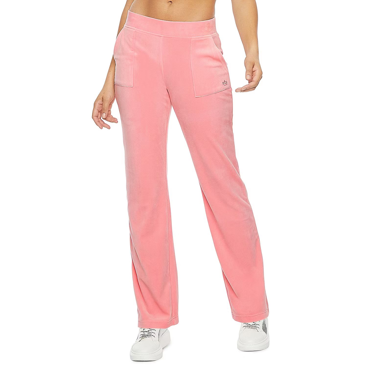 new!Juicy By Juicy Couture Womens Mid Rise Straight Track Pant | JCPenney