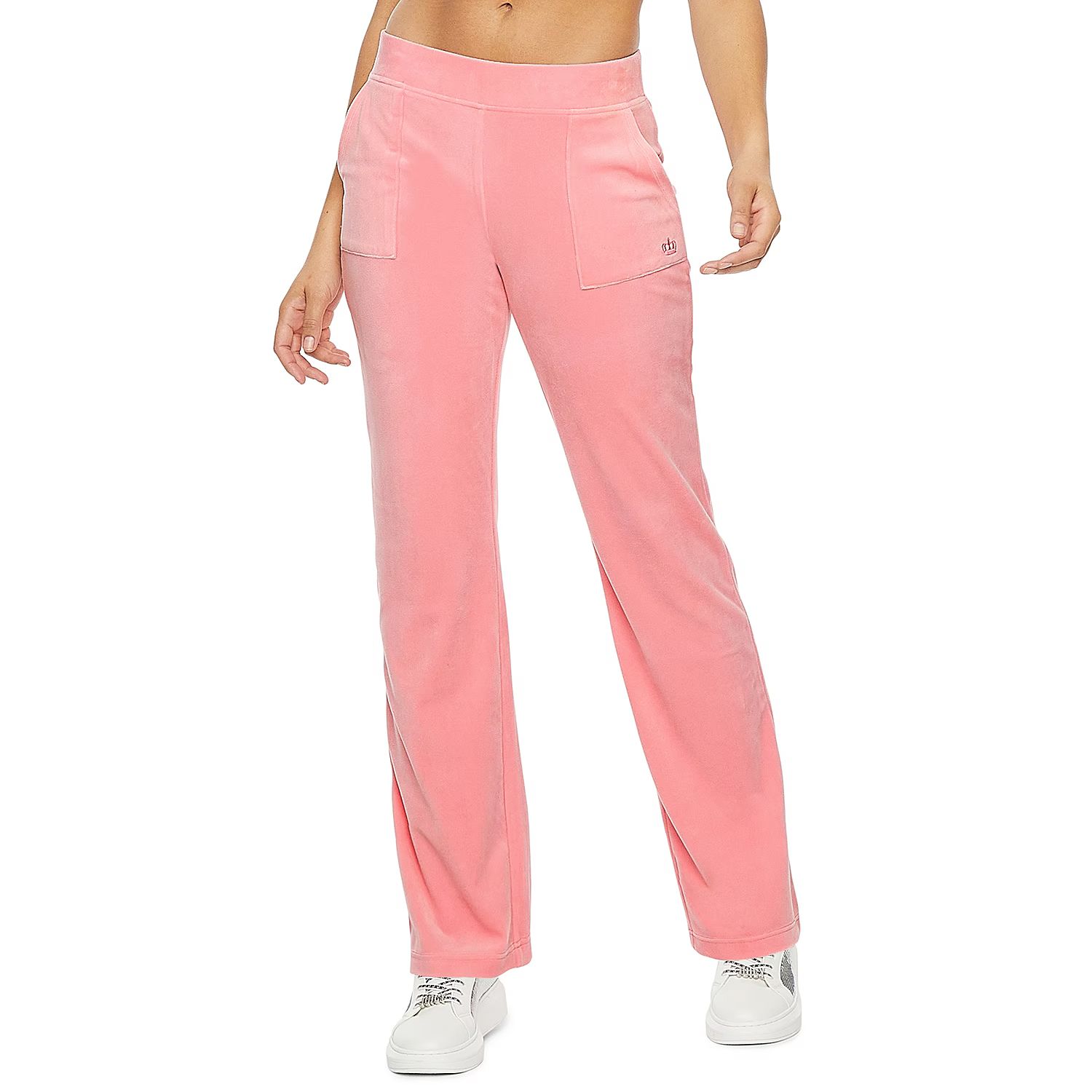 new!Juicy By Juicy Couture Womens Mid Rise Straight Track Pant | JCPenney